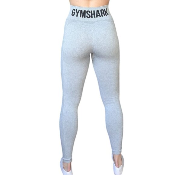 Gymshark Flex High-Waisted Grey Seamless Leggings Women Size Small - Picture 3 of 7